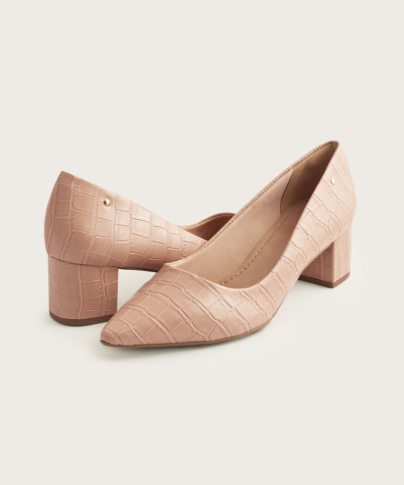 Tac&oacute;n Bloque De Punta Fina Para Mujer