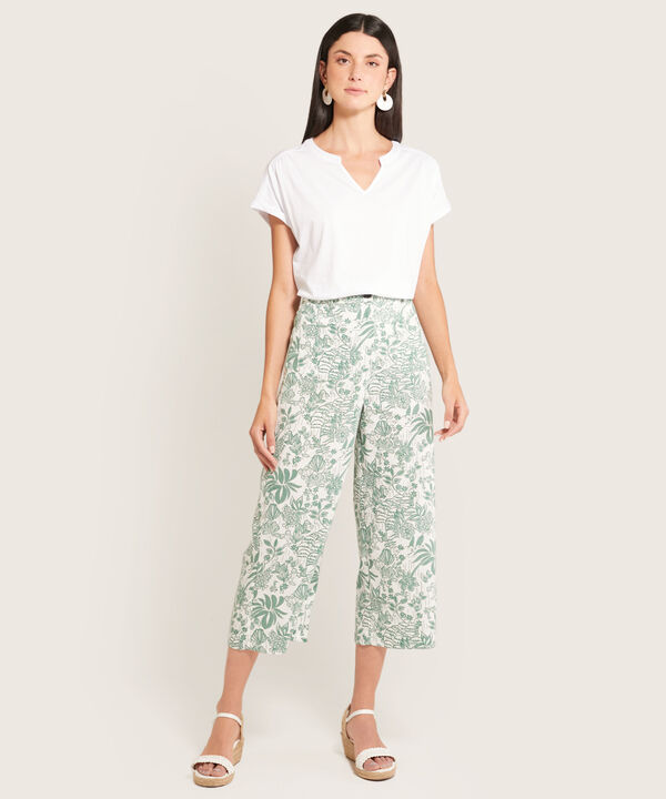Pantal&oacute;n Capri Estampado image number null