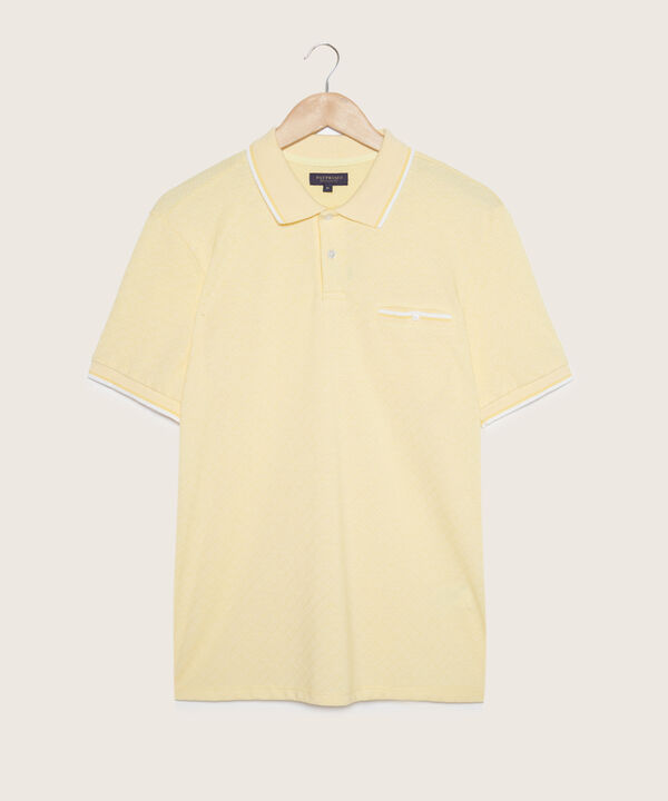 Polo Cuello Tejido Sin Banda