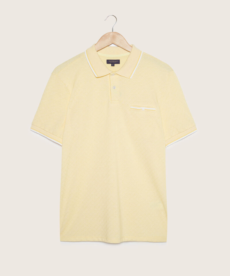 Polo Cuello Tejido Sin Banda