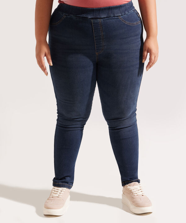 Jean Skinny Tiro Alto