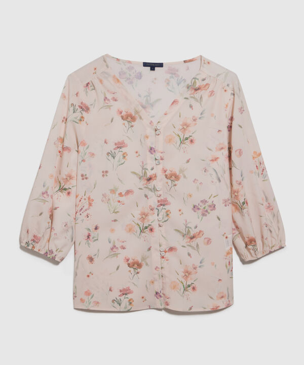 Blusa con Estampado Floral