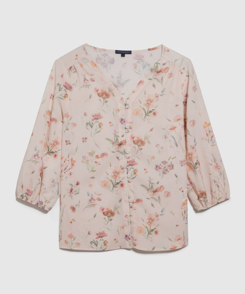 Blusa con Estampado Floral