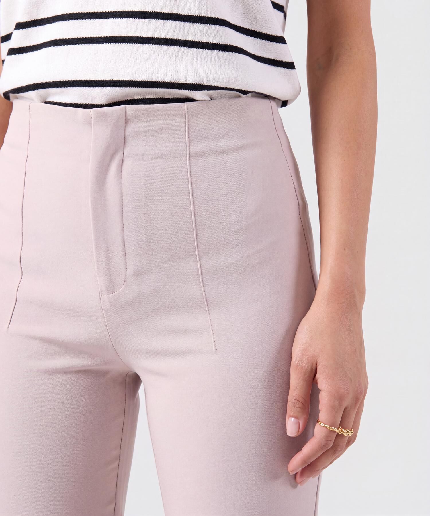 Pantal&oacute;n Ajustado De Tiro Alto Mujer