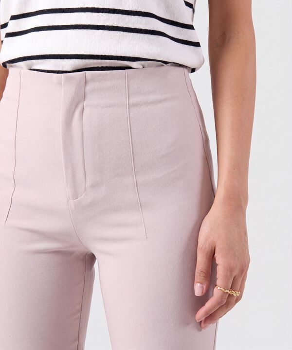 Pantal&oacute;n Ajustado De Tiro Alto Mujer