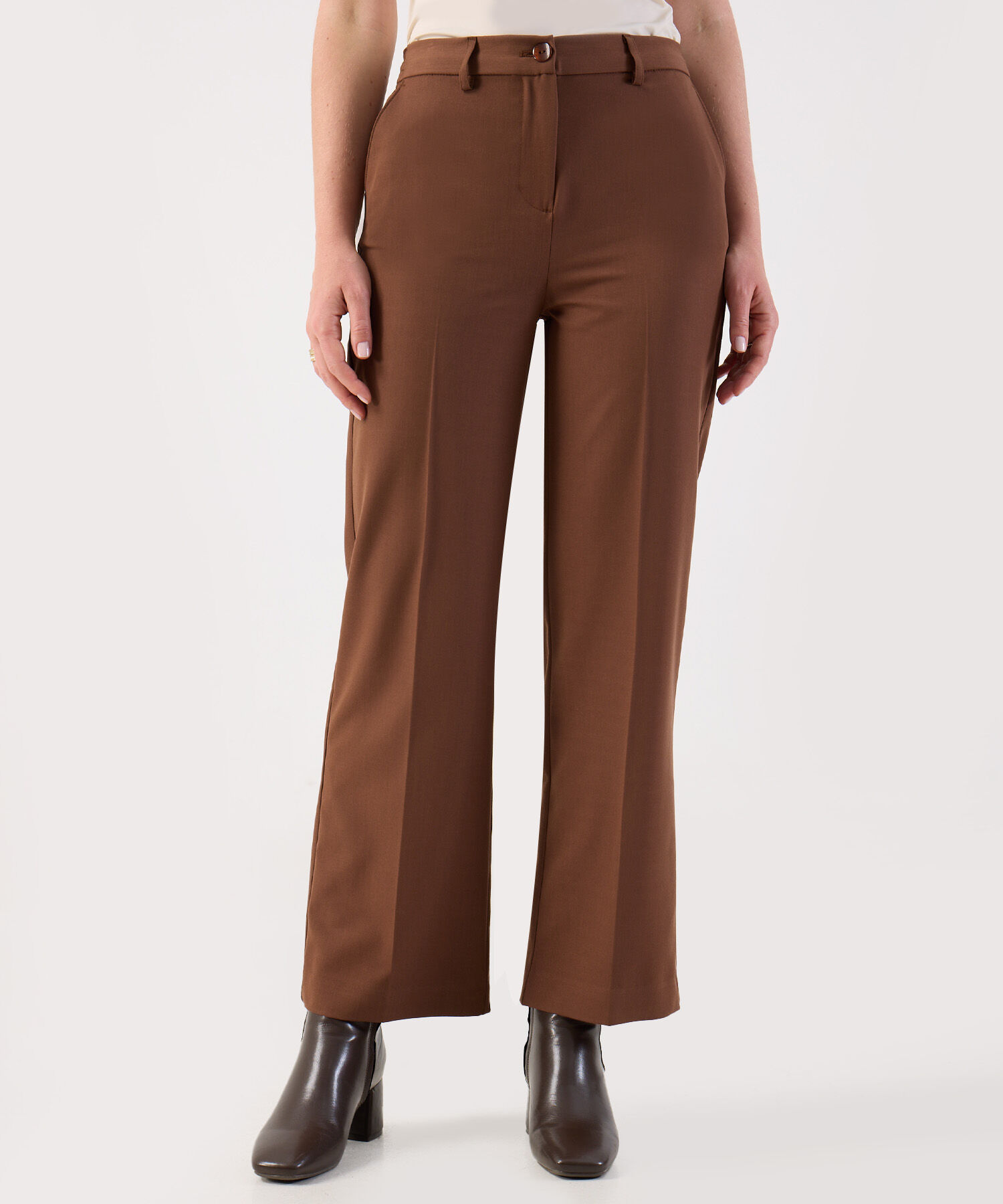 Pantalón Sastre Cropped Clásico Urbano