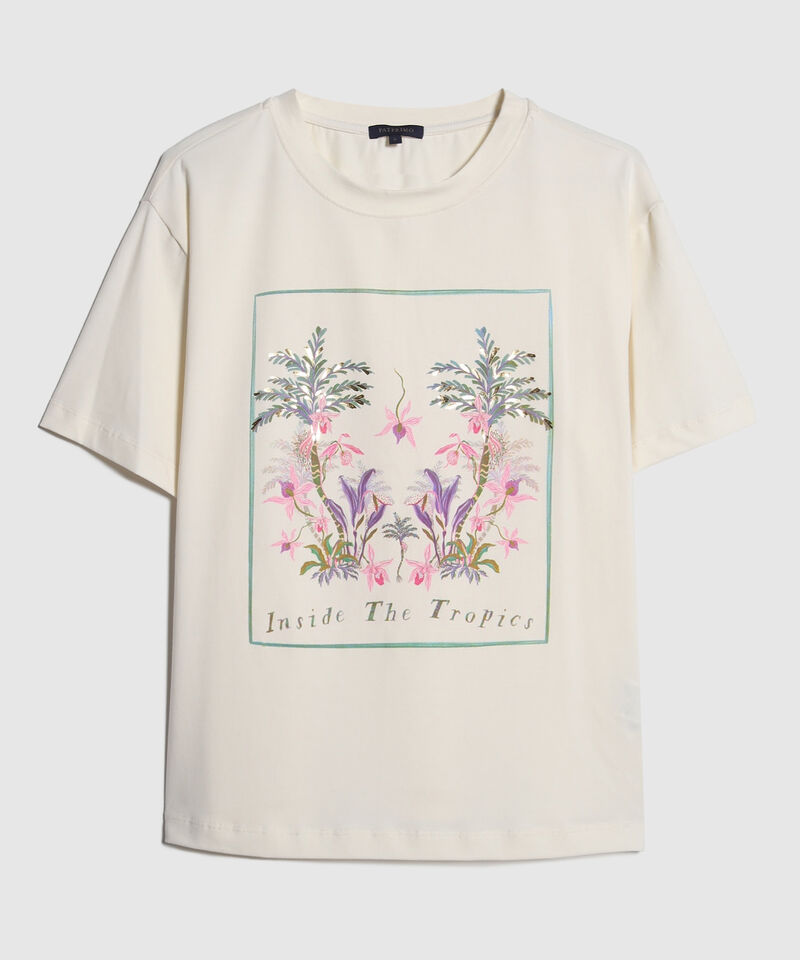 Camiseta Unicolor Con Screen
