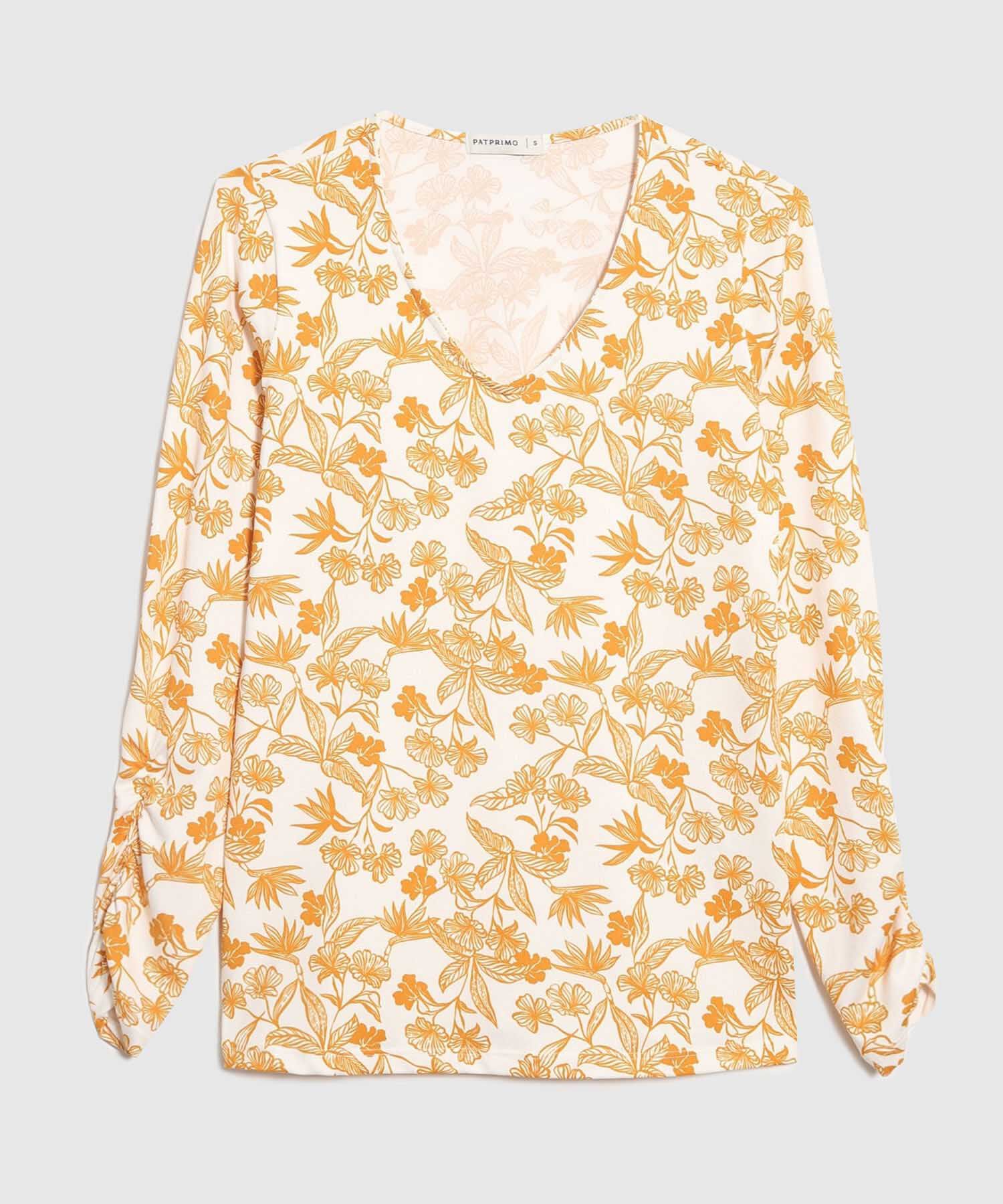 Camiseta Manga Larga Estampada