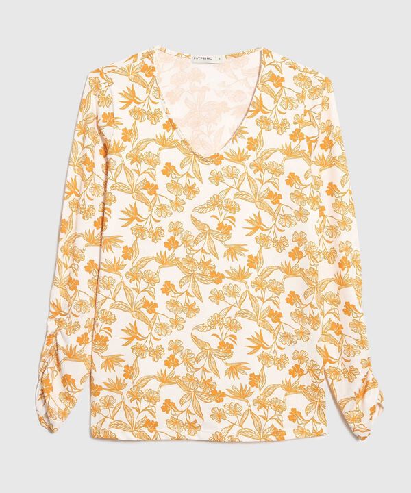 Camiseta Manga Larga Estampada