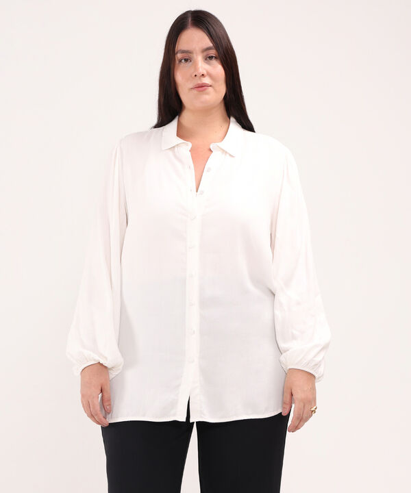 Camisa Unicolor Manga Larga image number null
