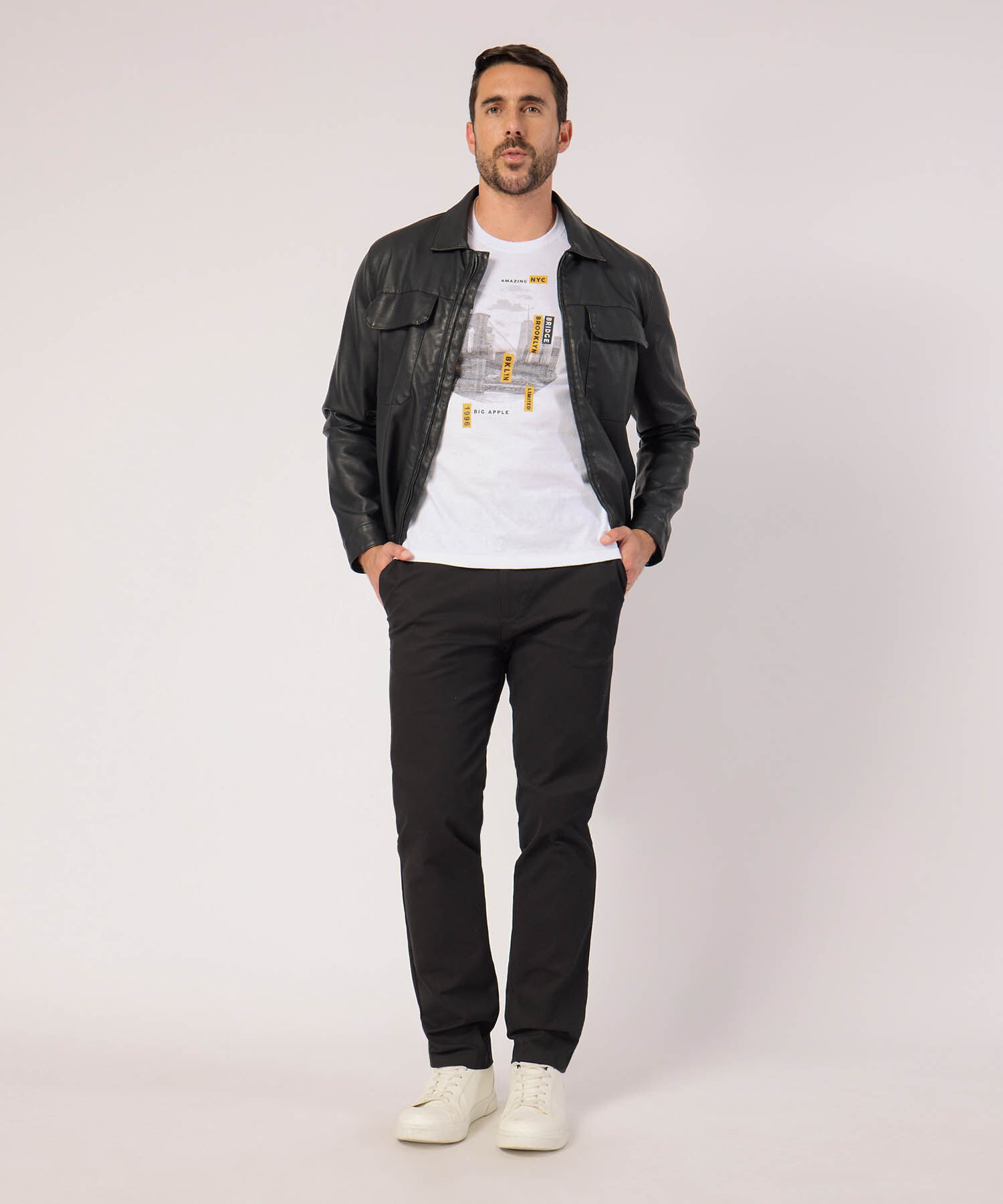 Camiseta Estampada Manga Corta 