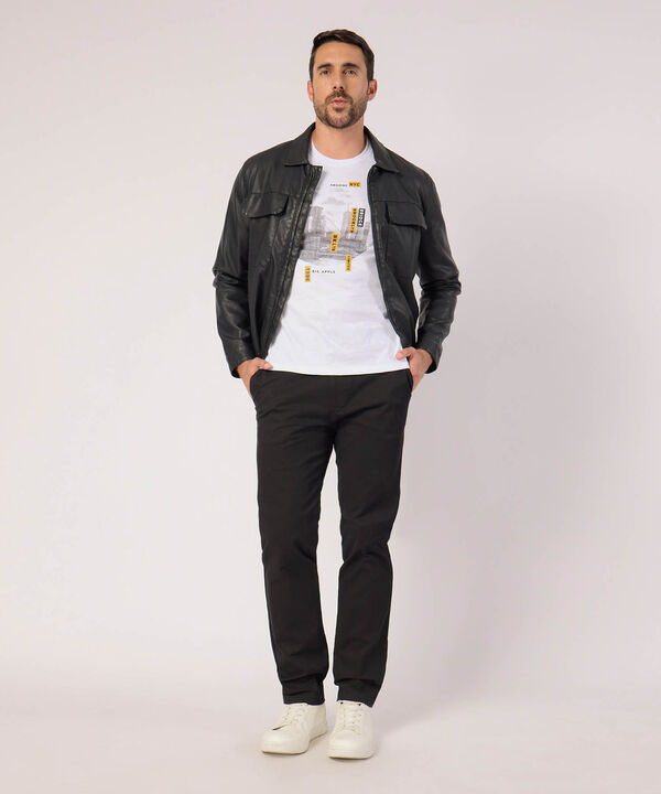 Camiseta Estampada Manga Corta 