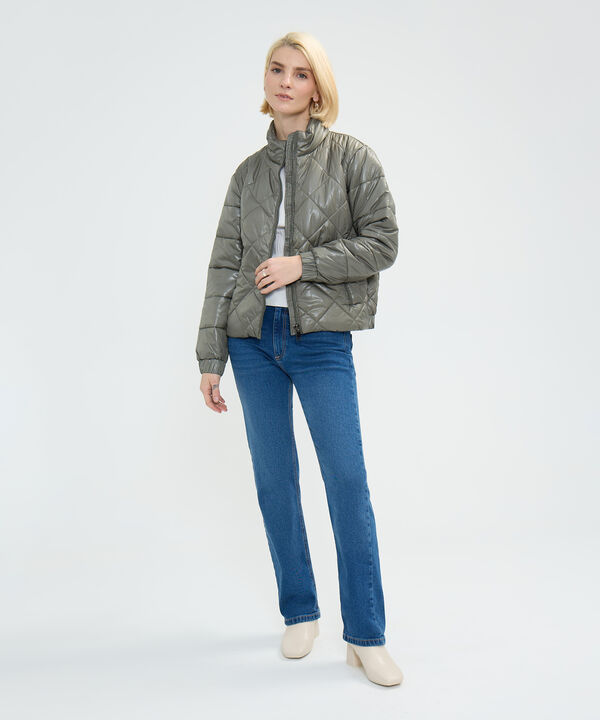 Chaqueta Acolchada Efecto Brillante image number null