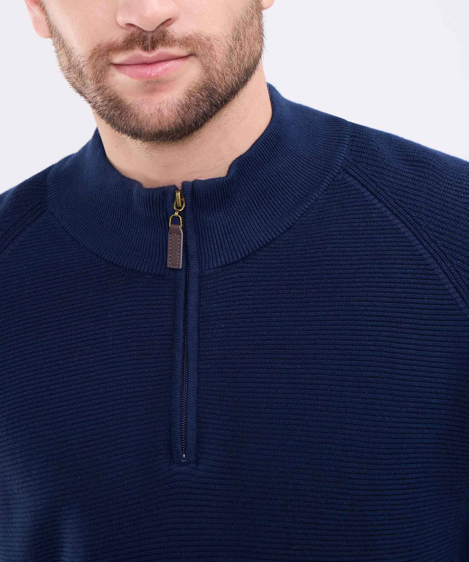 Saco Cuello Alto Con Cremallera Para Hombre