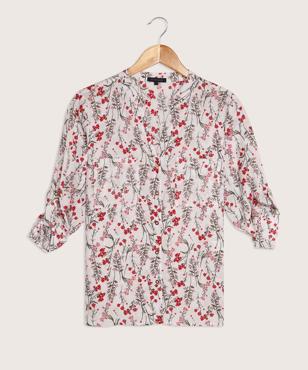 Blusa Manga Larga  Estampada