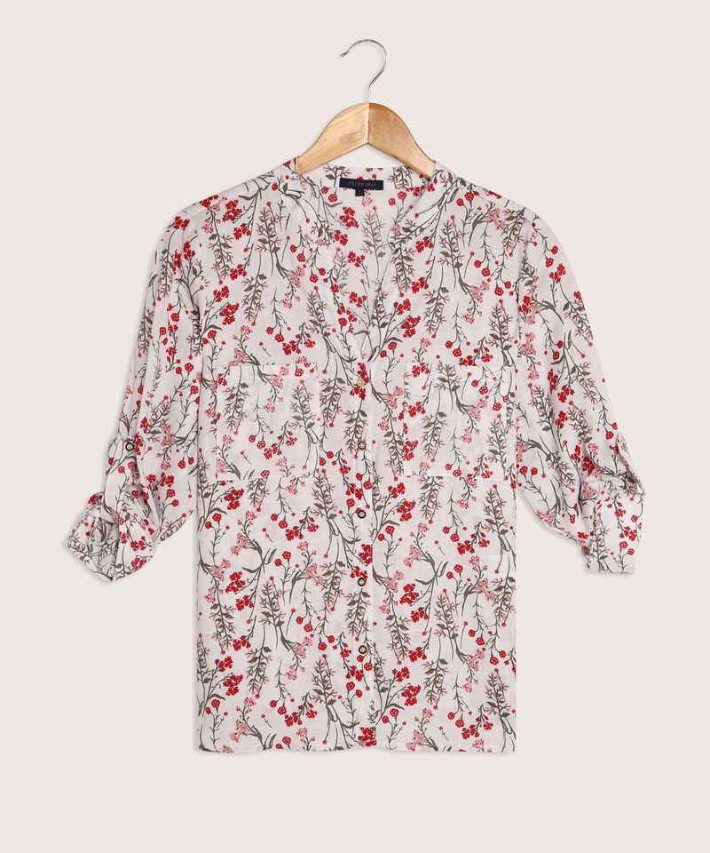 Blusa Manga Larga  Estampada