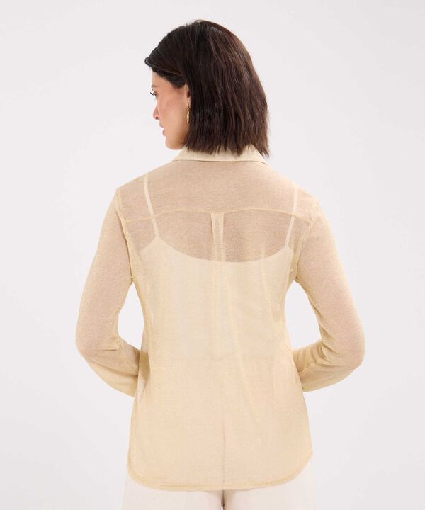Camisa con Lurex