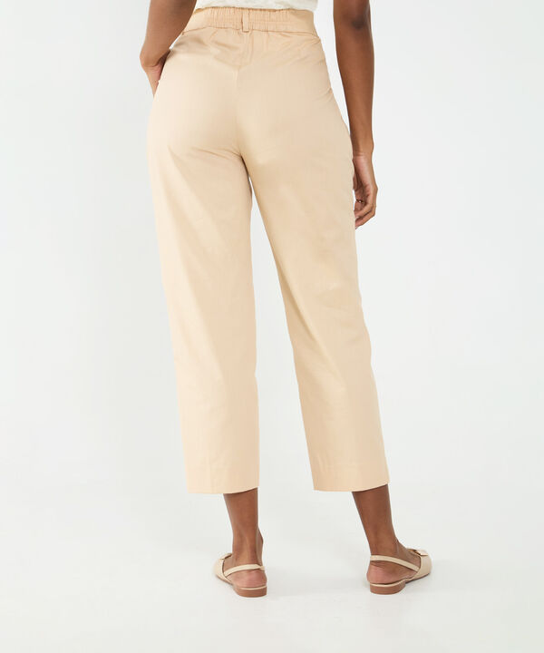 Pantalon Recto, Pretina Resortada En Posterior