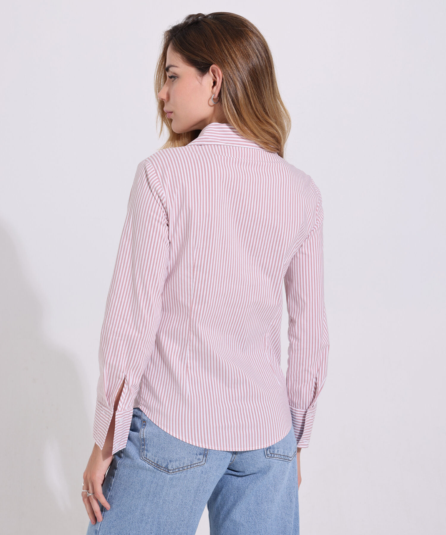 Camisa Manga Larga Preteñida