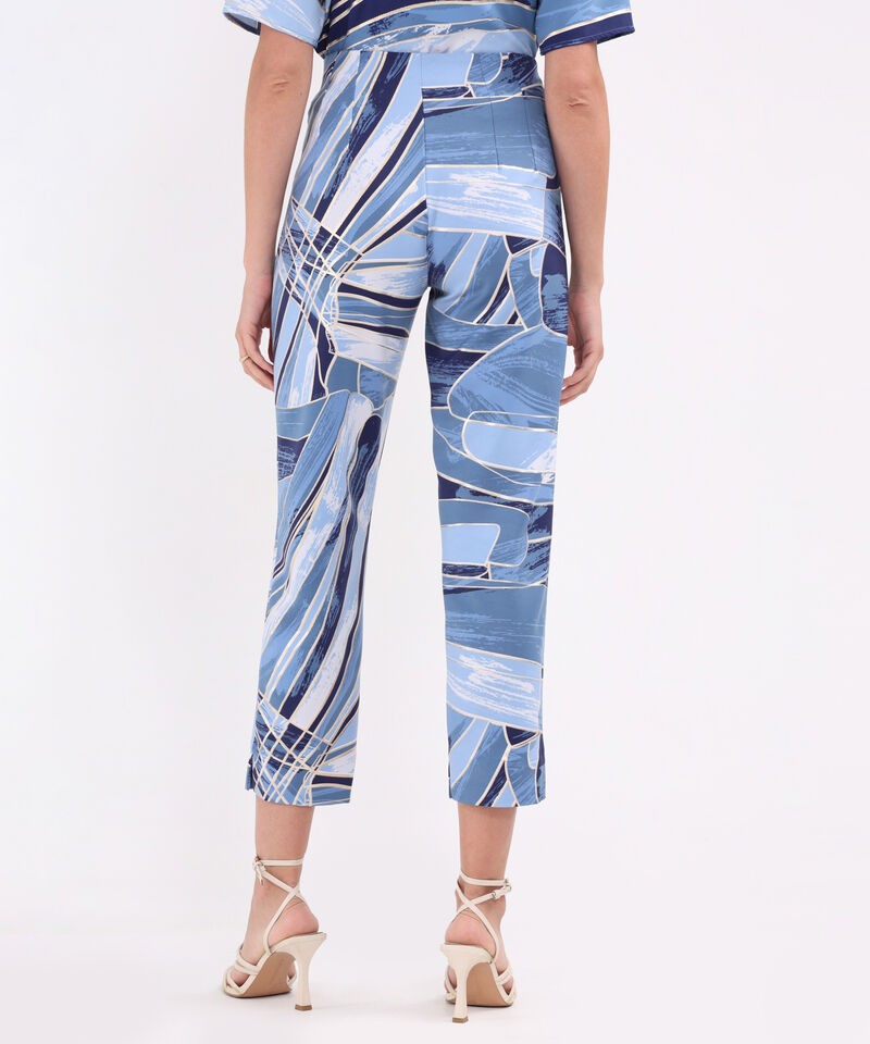 Pantalon Tiro Alto Estampado