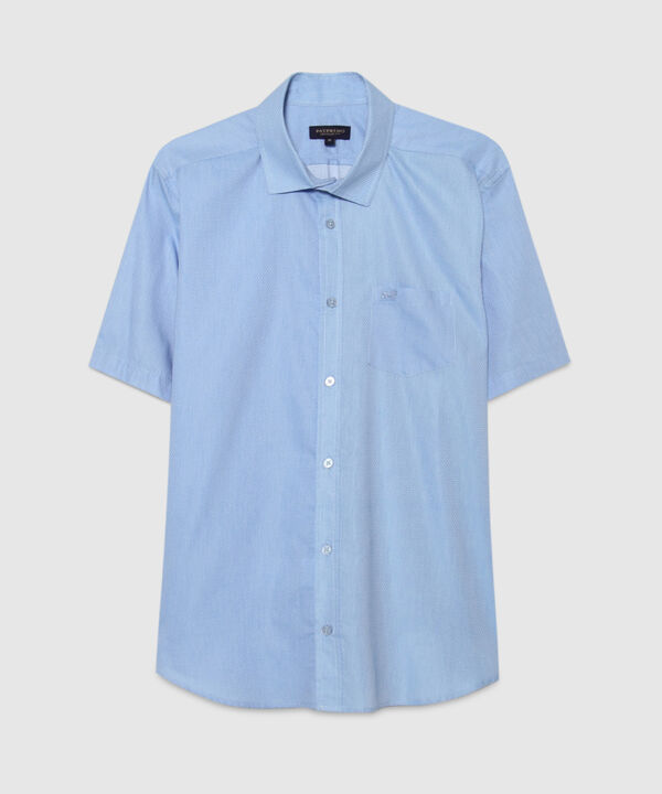 Camisa con Estampado de Puntos
