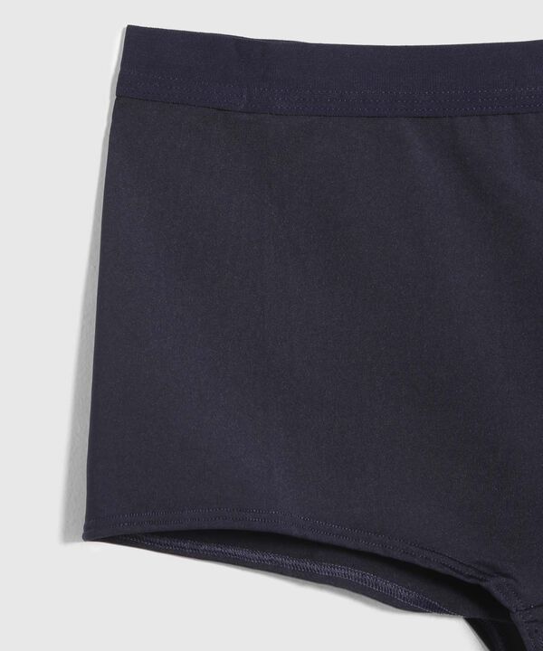 Boxer Tiro Alto En Microfibra Unicolor  image number null