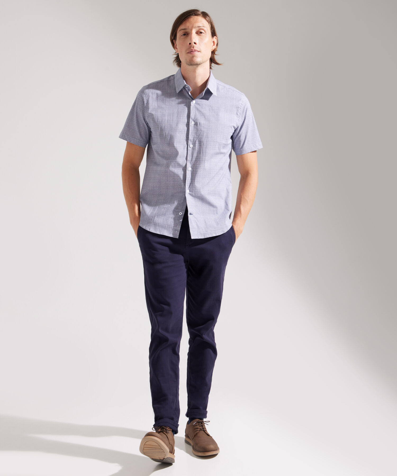 Camisa Manga Corta a Cuadros