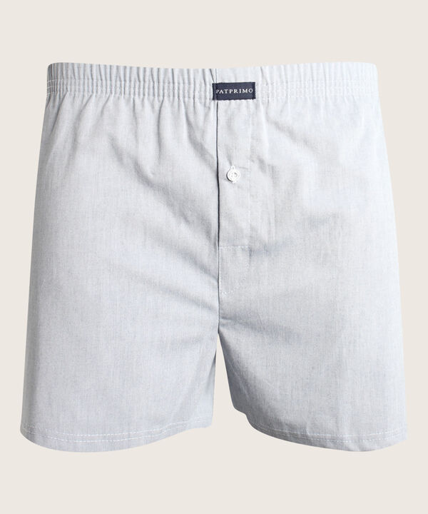 Boxer Pack X3 Pantaloncillo Tejido Plano Amplio Algodón Preteñido, Cuadro-Rayas Y Estampado