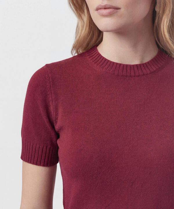 Camiseta Unicolor Para Mujer