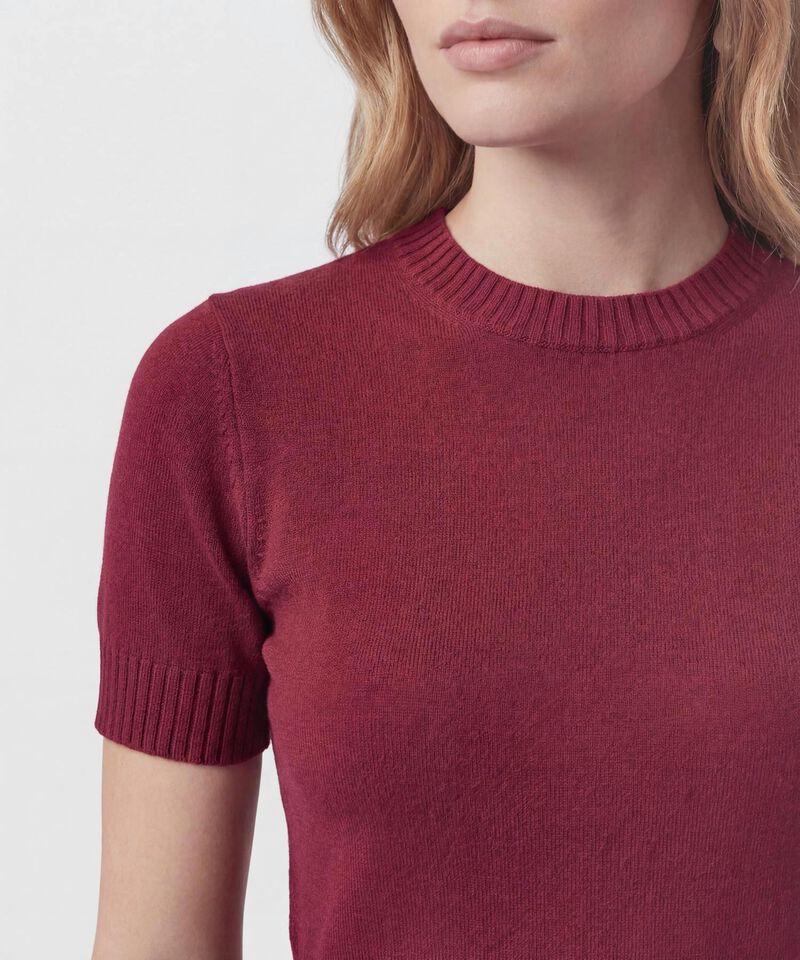 Camiseta Unicolor Para Mujer