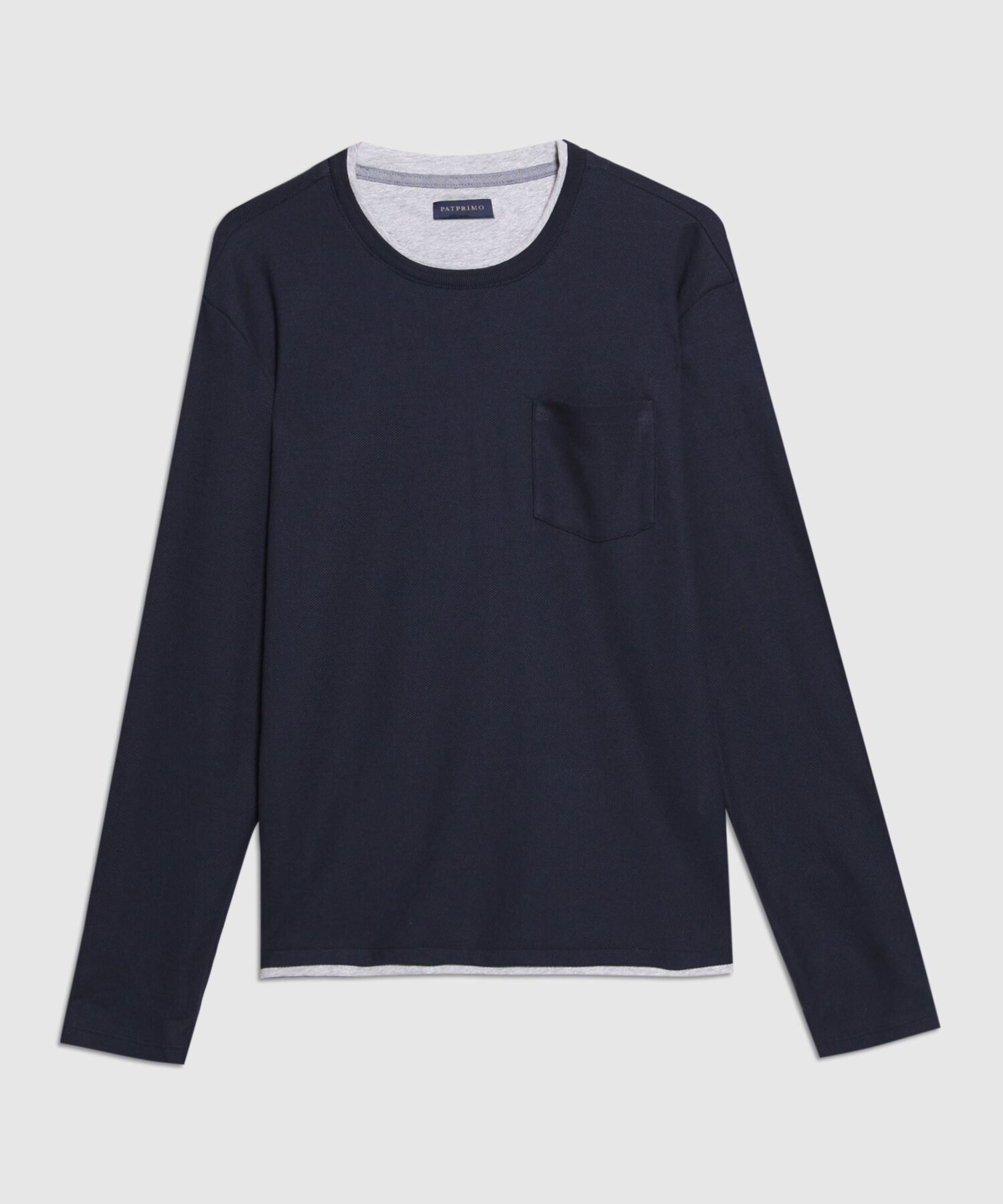 Camiseta Manga Larga Unicolor
