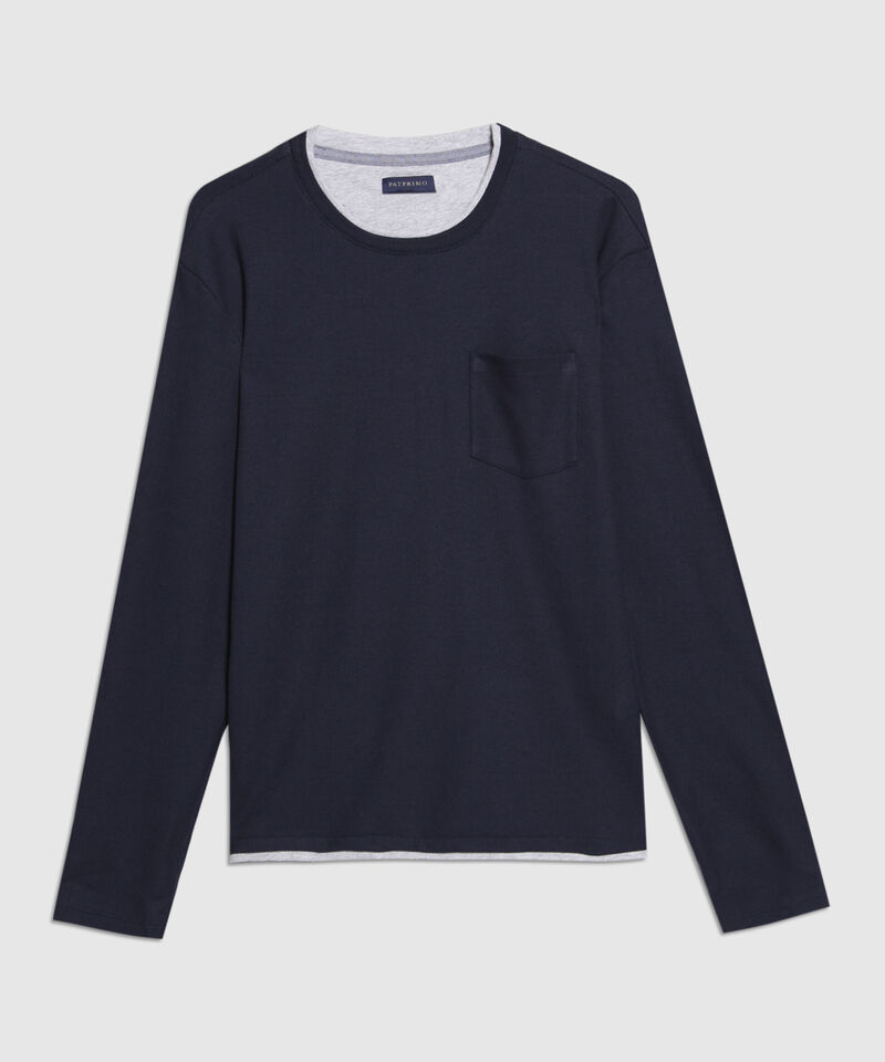 Camiseta Manga Larga Unicolor
