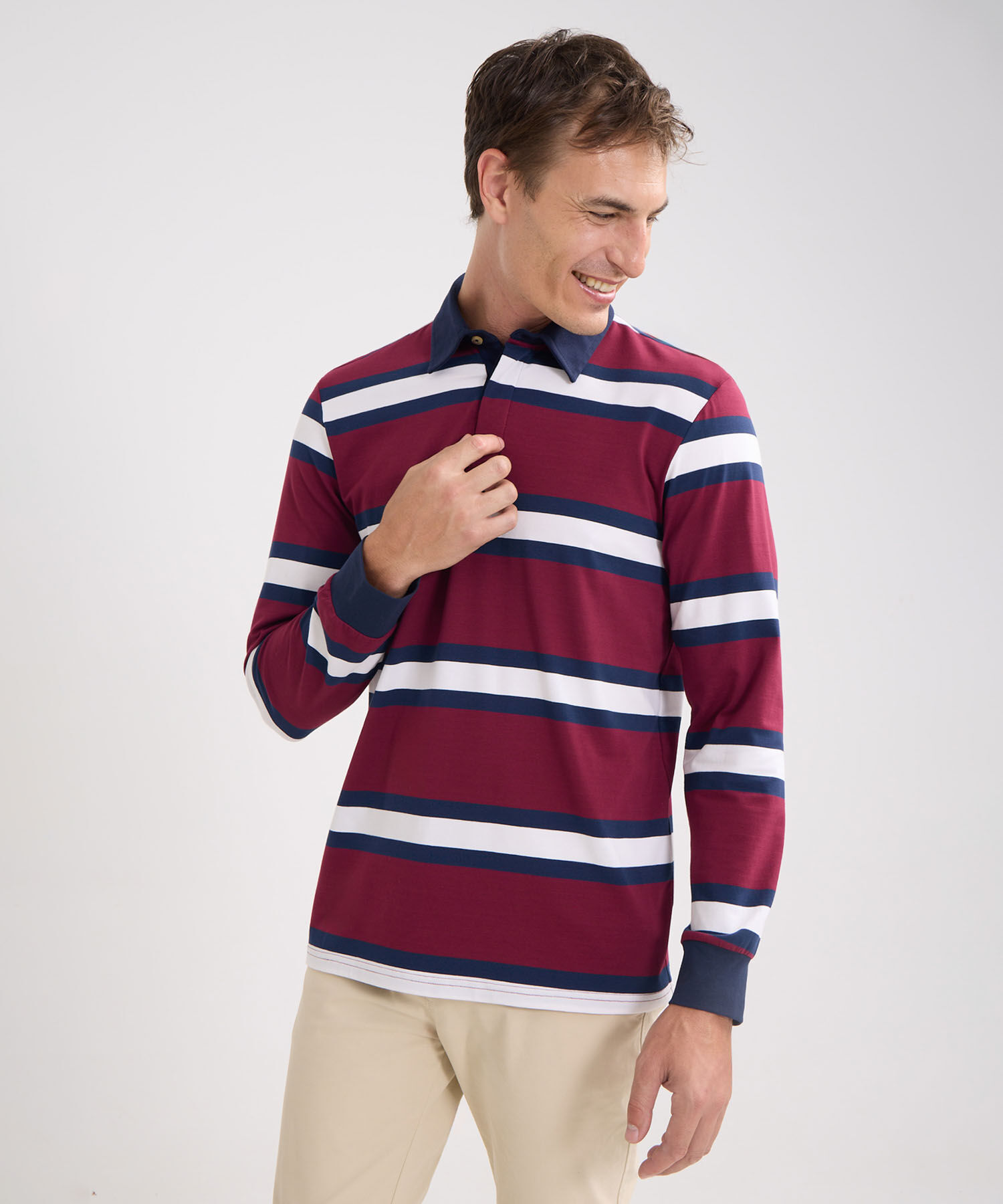 Polo Manga Larga a Rayas compra ahora PATPRIMO