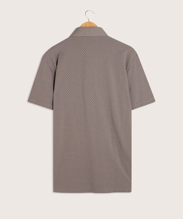 Polo Estampada Cuello Duro image number null