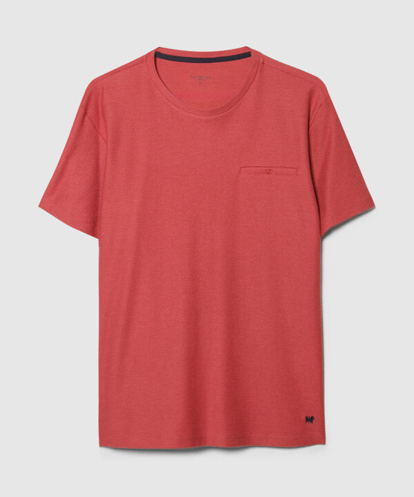 Camiseta Manga Corta Con Bolsillo