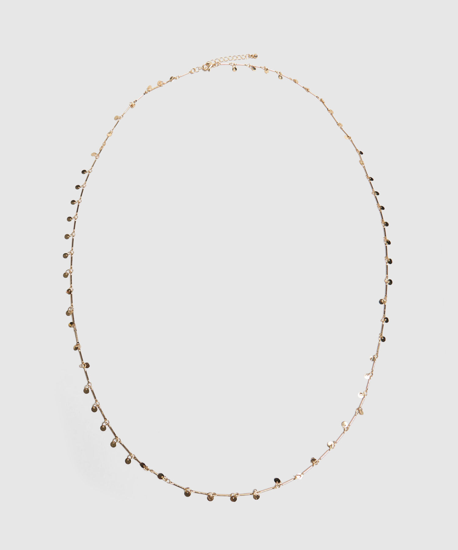 Collar Delgado Con Dijes Mujer