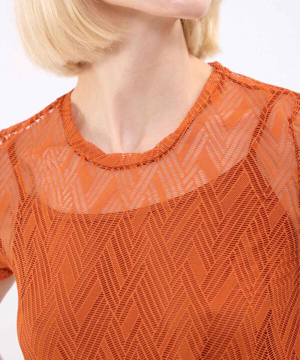 Camiseta Texturisada Para Mujer image number null