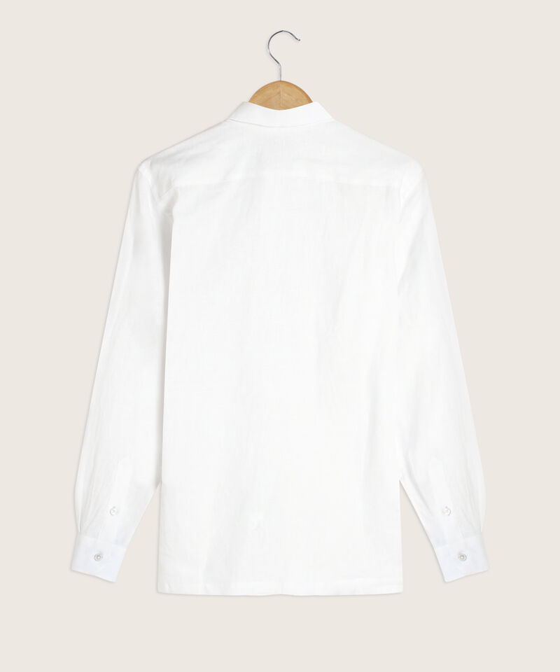 Camisa Guayabera Manga Larga Cuello Camisero