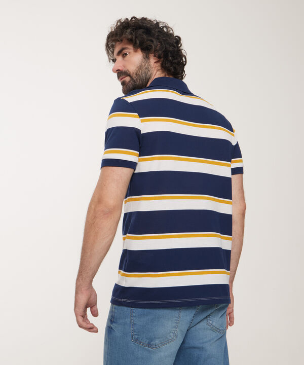 Polo Preteñida Silueta Slim Fit