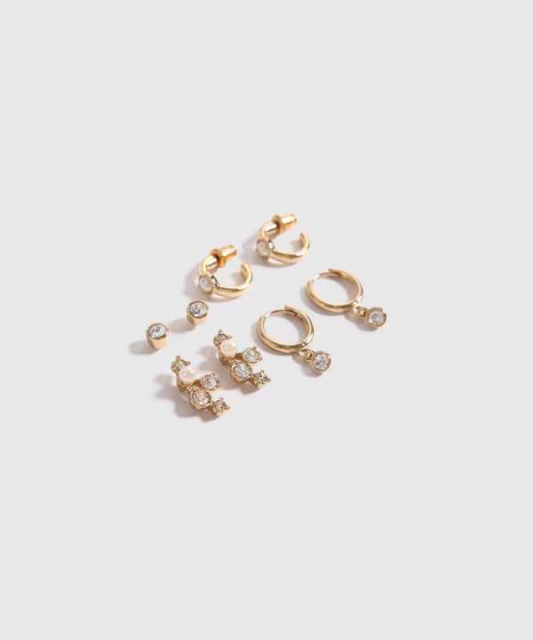 Pack x 4 Aretes con Brillos image number null
