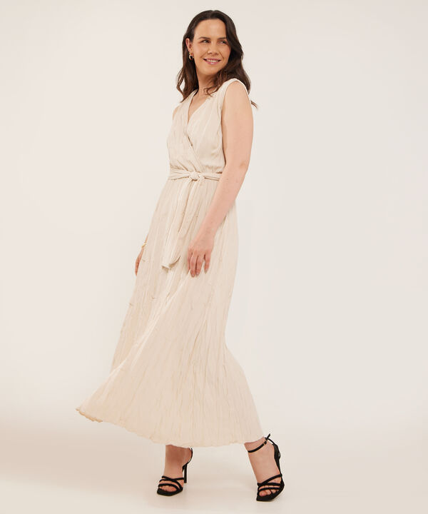Vestido Largo Plisado image number null