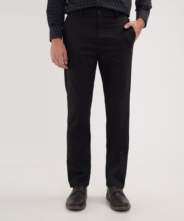 Pantalon Chino Unicolor Silueta Regular Fit image number null