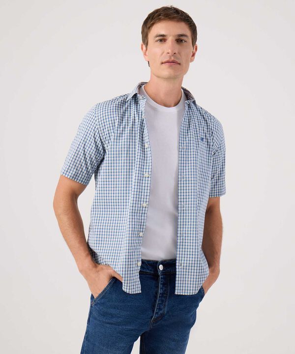 Camisa Manga Corta Con Bolsillo image number null