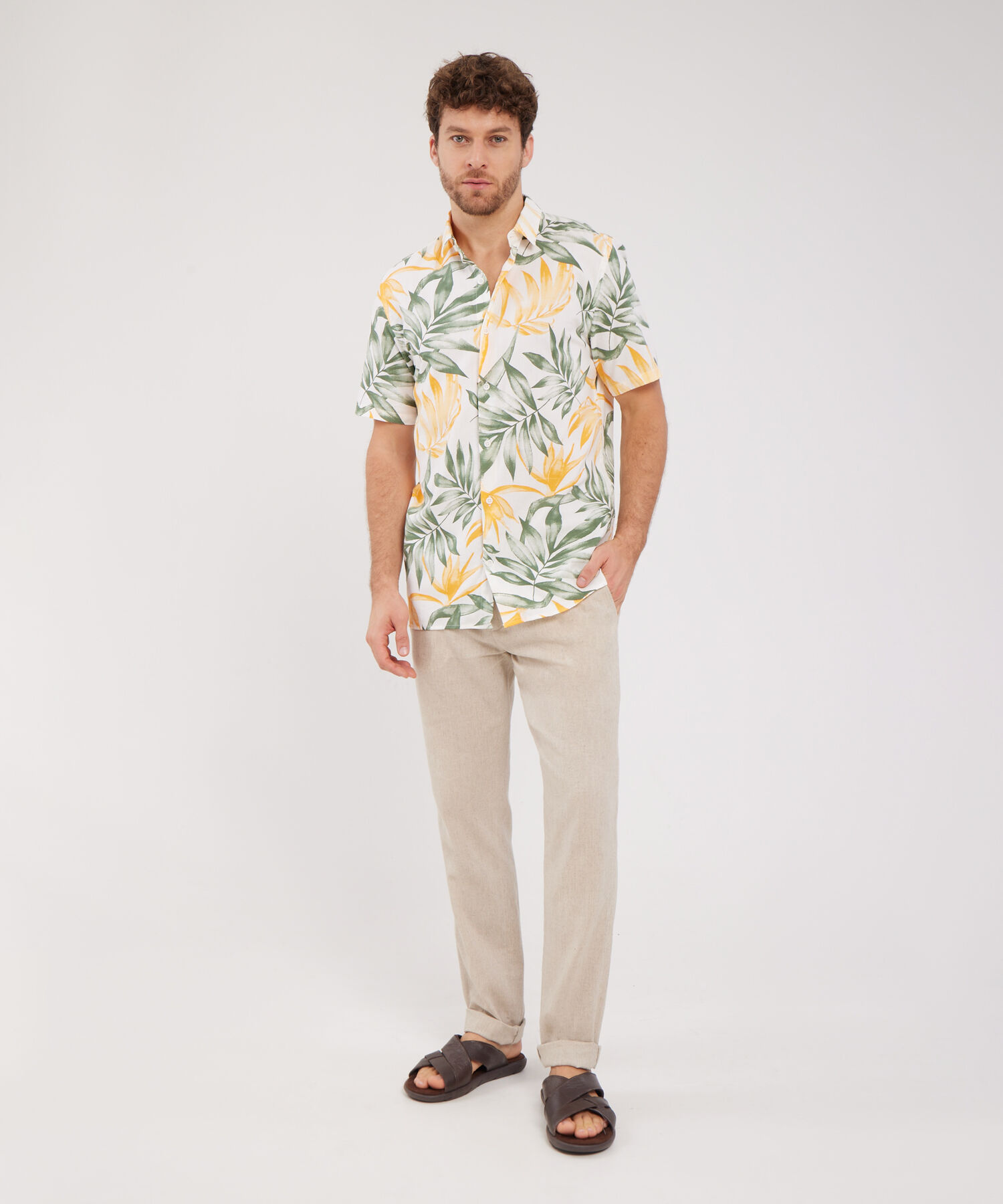 Camisa Manga Corta Estampada