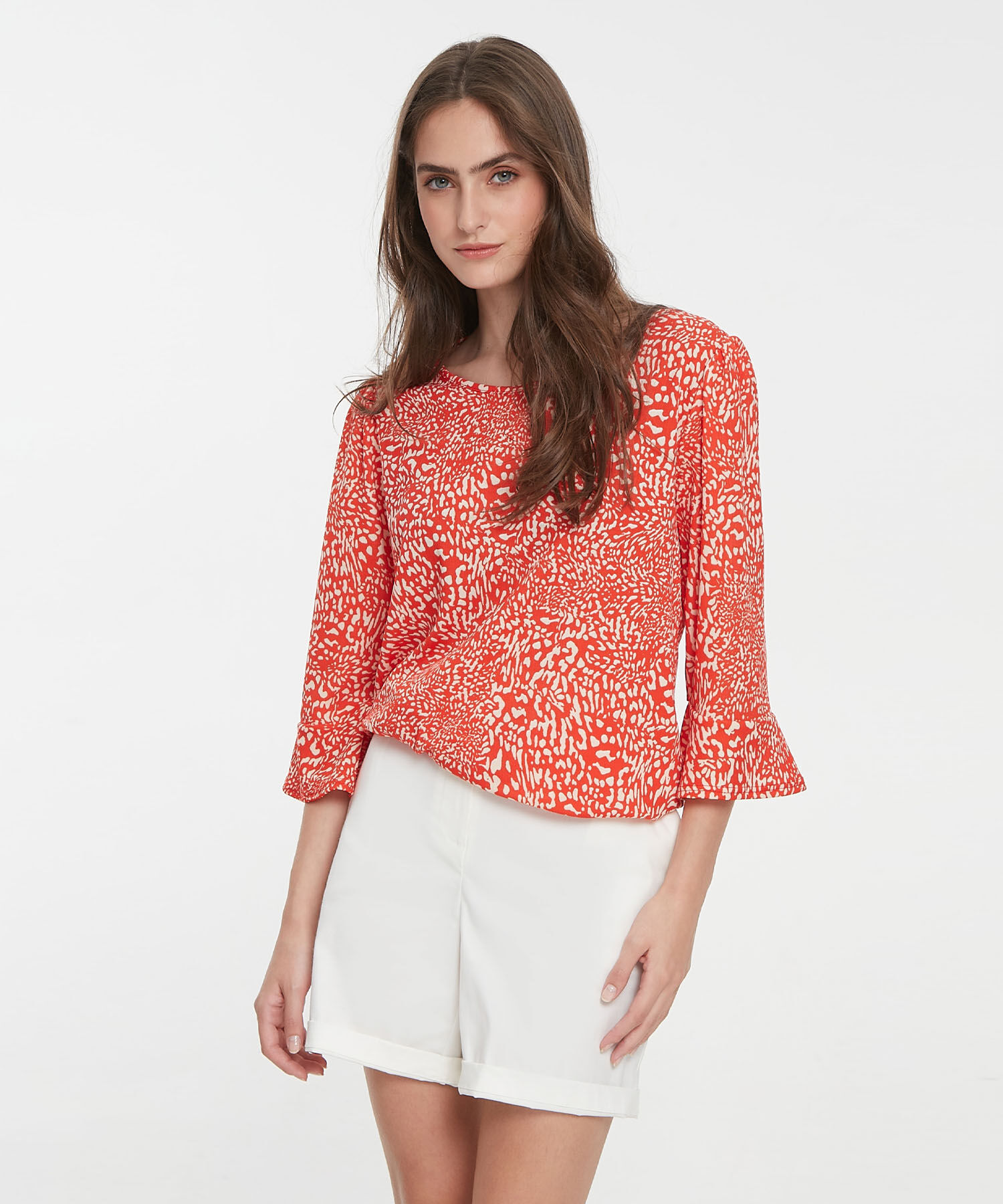 Camiseta Estampada Escote Redondo