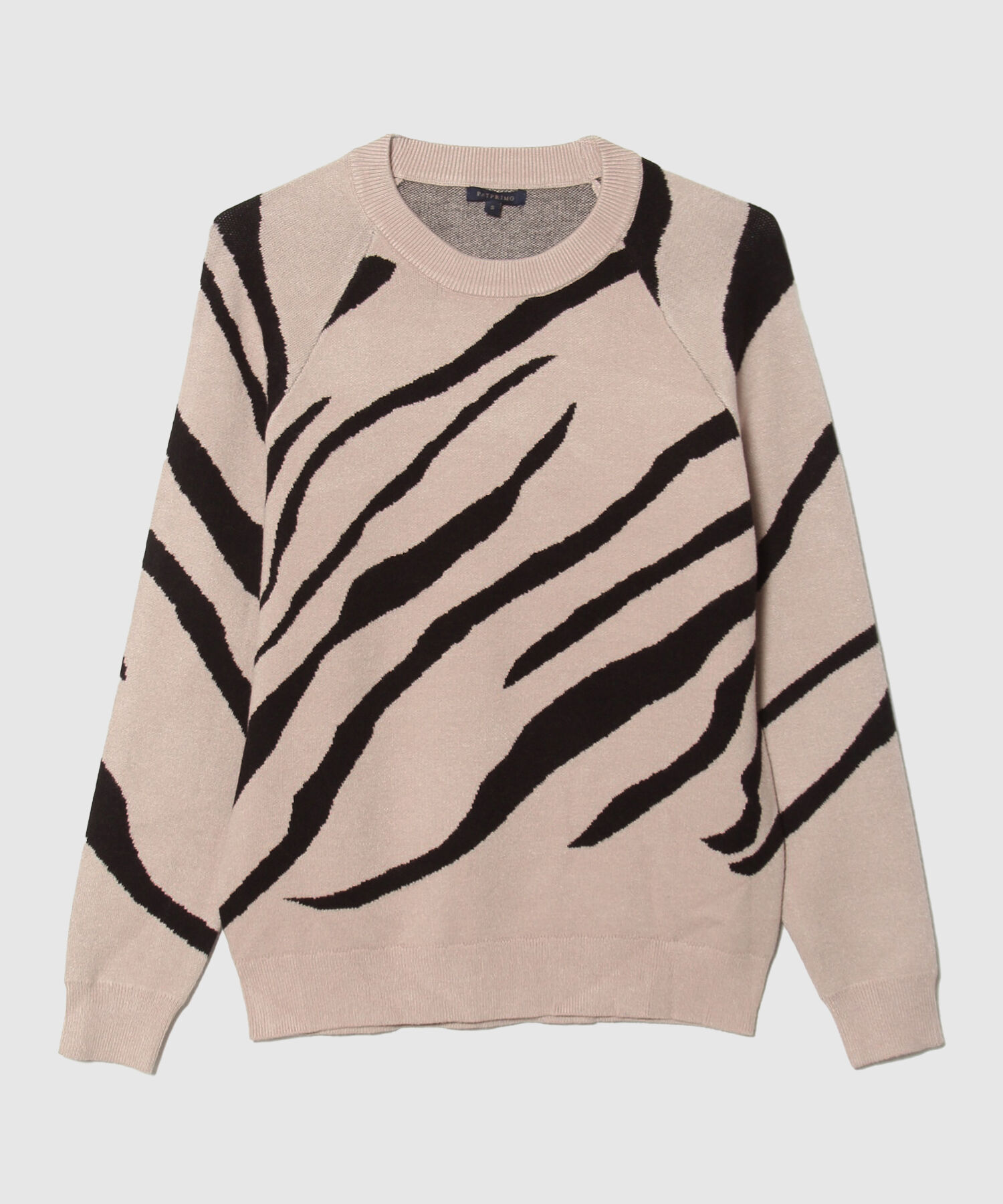 Saco Tejido Con Diseño De Animal Print