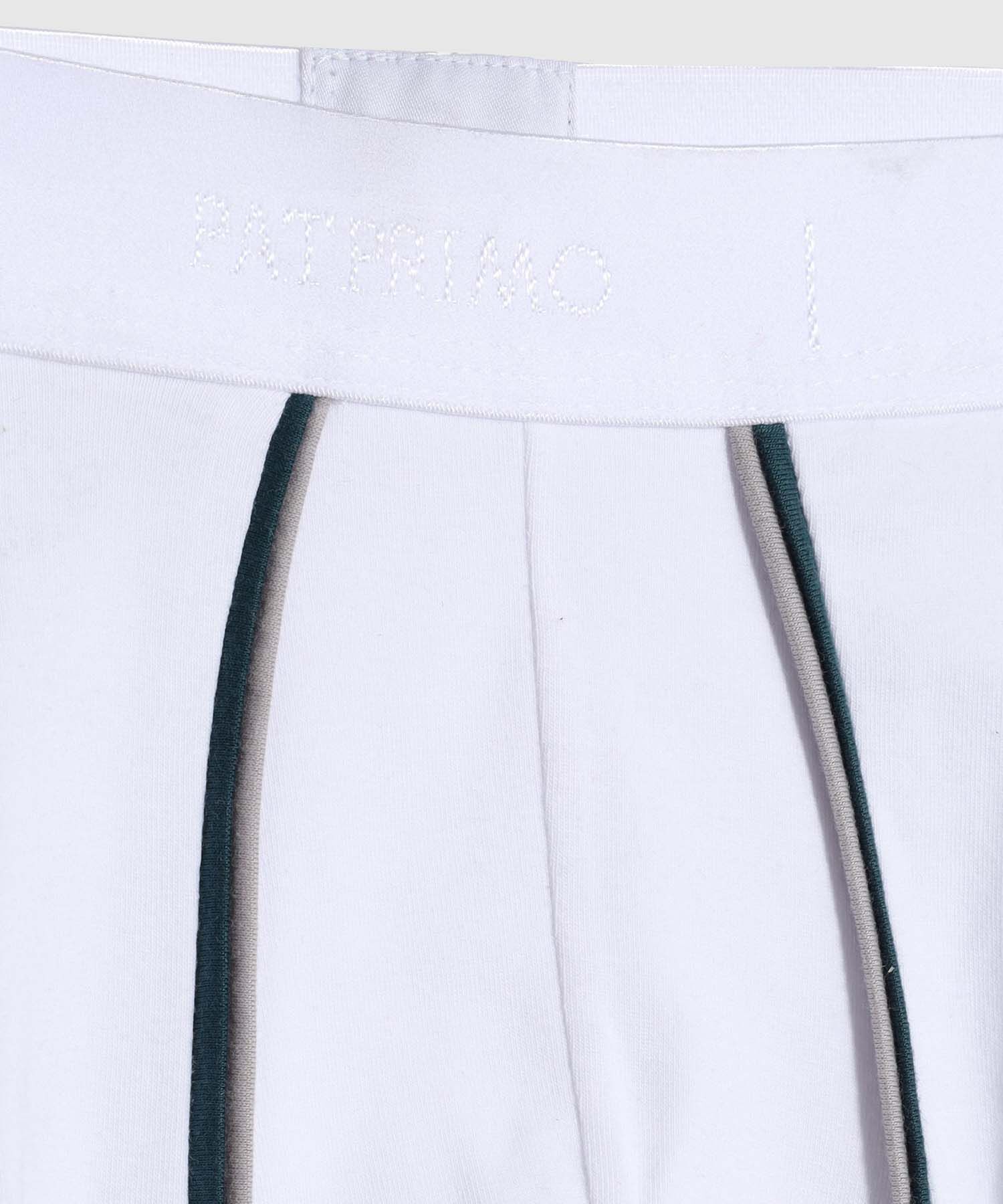 B&oacute;xer Ajustado Con Vivo En Contraste Hombre