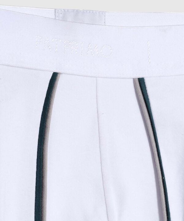 B&oacute;xer Ajustado Con Vivo En Contraste Hombre