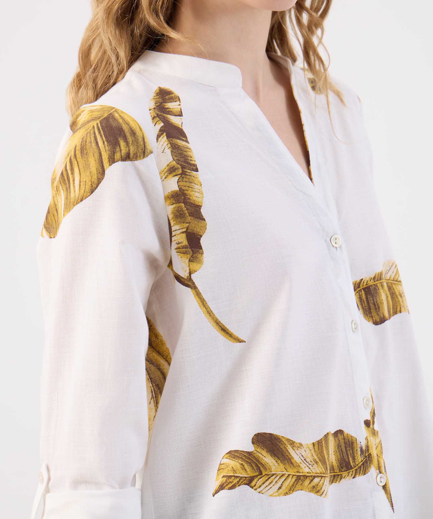 Blusa Para Mujer Estampada Cuello Nerú