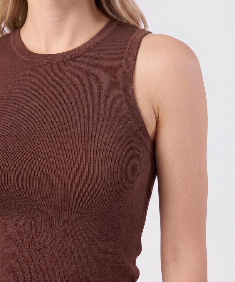 Camiseta Esqueleto Acanalada Para Mujer